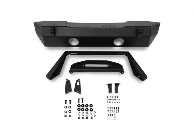 DV8 Offroad — DV8 Offroad 07-23 Jeep Wrangler/Gladiator JT/JK/JL FS-25 Stubby Front Bumper w/Plated Bull Bar
Stubby Front Bumper - view 14
