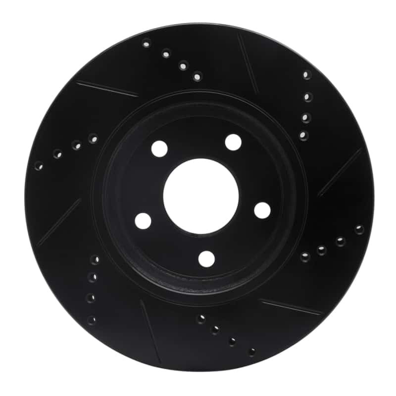 R1 Concepts — R1 04-12 Chevrolet Malibu Front Left Drilled & Slotted Black Brake Rotor
R1 Brake Rotor Drill - view 5