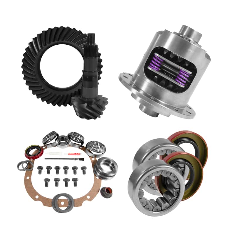 Yukon Gear & Axle — Yukon 8.8in Ford 4.11 Rear Ring & Pinion Install Kit 31 Spline Positraction 2.99in Axle Bearings
Gear & Install Pkg
Gear/Install Pkg - view 1