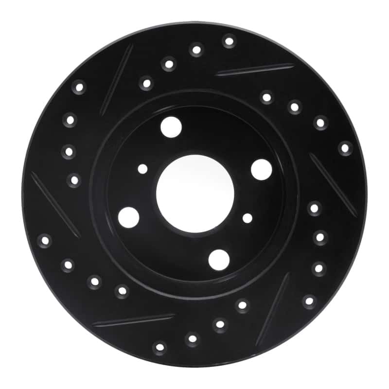 R1 Concepts — R1 91-99 Toyota Paseo Front Right Drilled & Slotted Black Brake Rotor
R1 Brake Rotor Drill - view 5