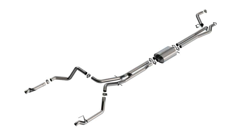 Borla — Borla 24-25 Chevy Silverado 1500 (6.2L V8) S-Type Cat Back - Factory Tips
Cat-Back System - view 1