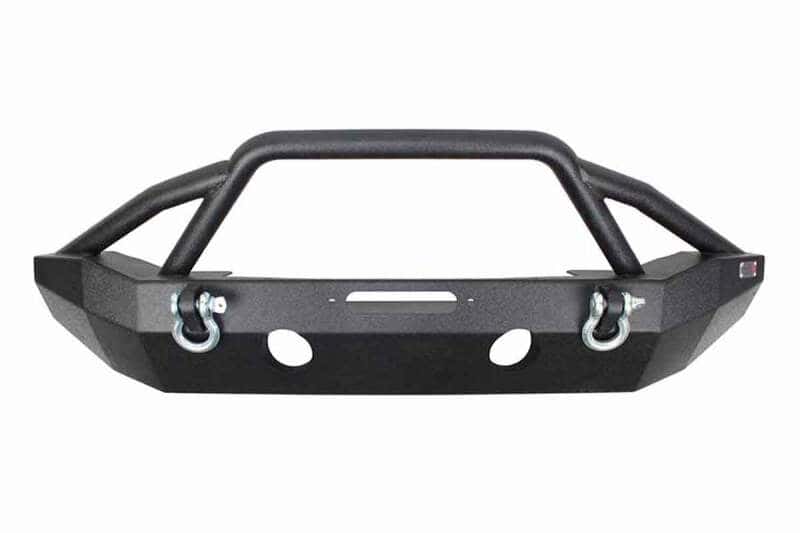 Fishbone Offroad — Fishbone Offroad 07-18 Jeep Wrangler JK Full Width Front Winch Bumper - Black Powdercoat - view 1