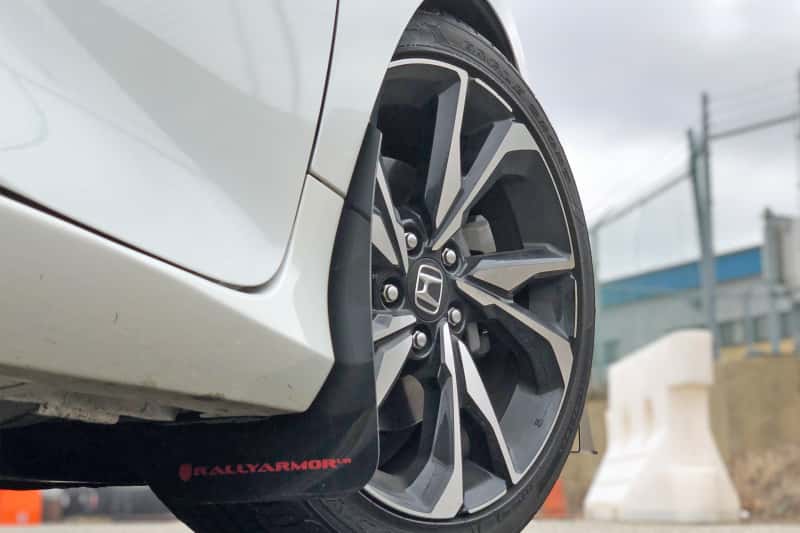 Rally Armor — Rally Armor 16-21 Honda Civic Si Black UR Mud Flap w/Dark Grey Logo
Mud Flap - view 4