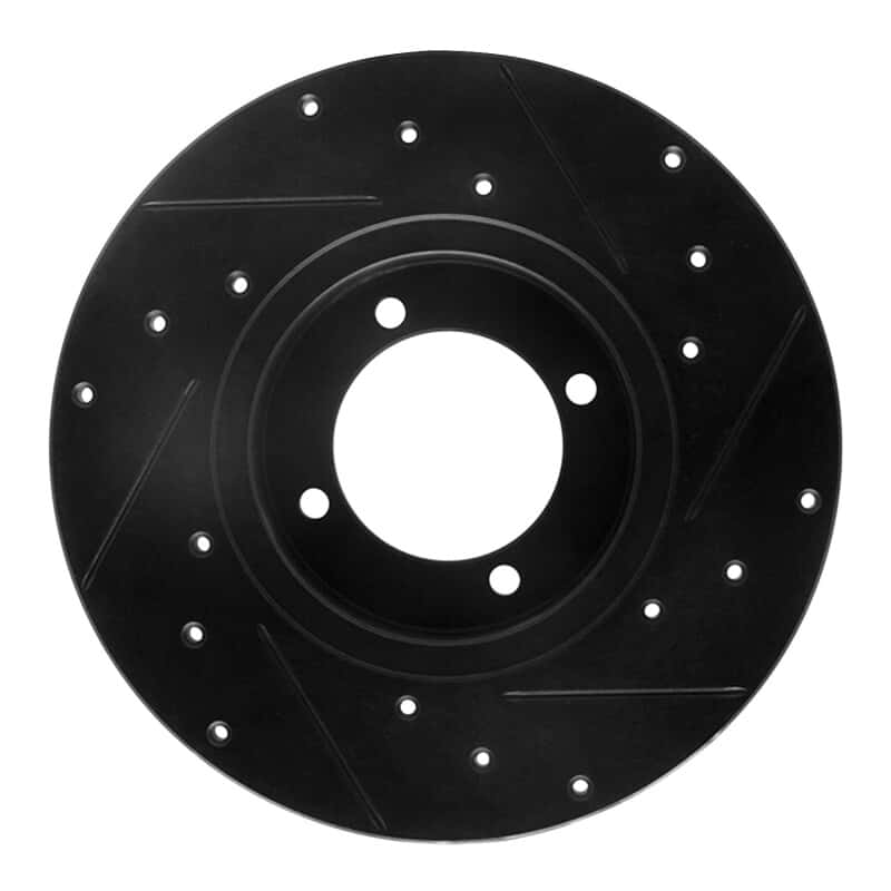 R1 Concepts — R1 74-78 Nissan 260Z Front Left Drilled & Slotted Black Brake Rotor
R1 Brake Rotor Drill - view 5