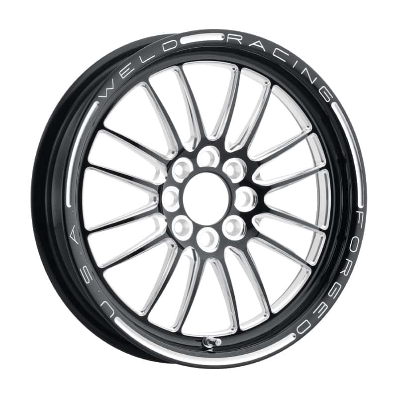 Weld — Weld Tuner Import 15x3.5 / 4x100mm BP / 2.25in. BS 1-Piece Black Wheel - view 3