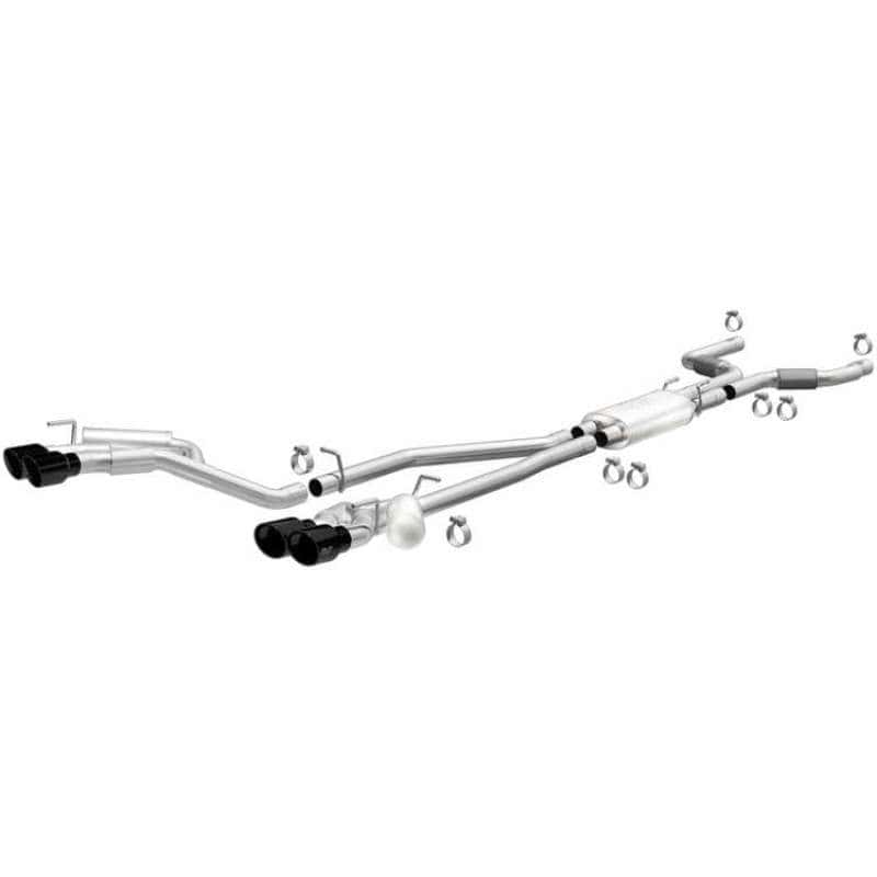Magnaflow — MagnaFlow 20-21 Ford Explorer 3.0L V6 Dual Exit Quad Black Chrome Tip Street Series Cat-Back Exhaust - view 3