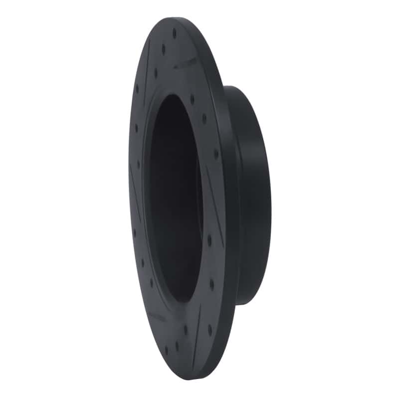 R1 Concepts — R1 88-93 Dodge Colt Rear Right Drilled & Slotted Black Brake Rotor
R1 Brake Rotor Drill - view 4