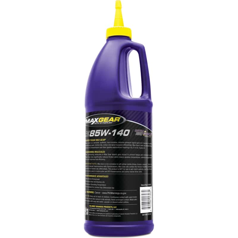Royal Purple — Royal Purple Max Gear Synthetic 85W140 Gear Oil - 1 Quart
Synthetic Gear Lube - view 2