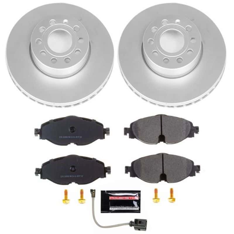 PowerStop — Power Stop 15-18 Audi A3 Front Z23 Evolution Sport Coated Brake Kit - view 1
