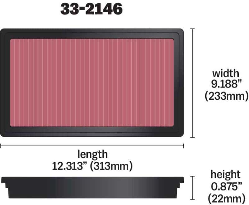K&N Engineering — K&N Replacement Air Filter TOYOTA LANDCRUISER V8-4.7L; 1999-2000
Replacement Air Filt
Air Filter - view 10
