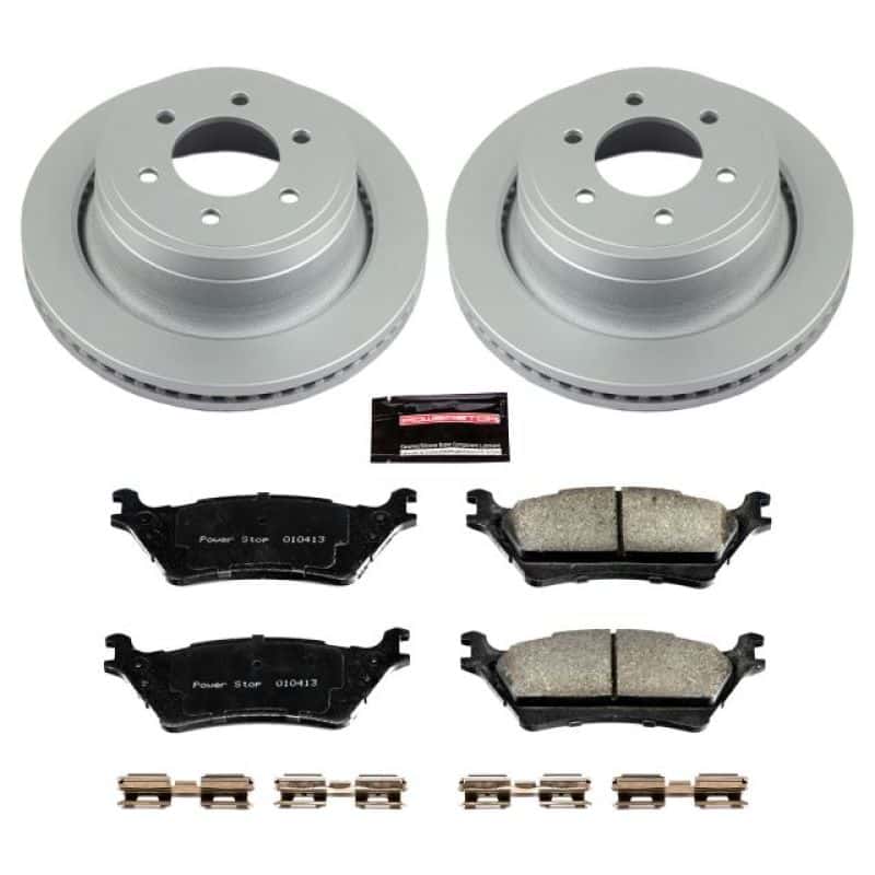 PowerStop — Power Stop 12-18 Ford F-150 Rear Z17 Evolution Geomet Coated Brake Kit - view 1