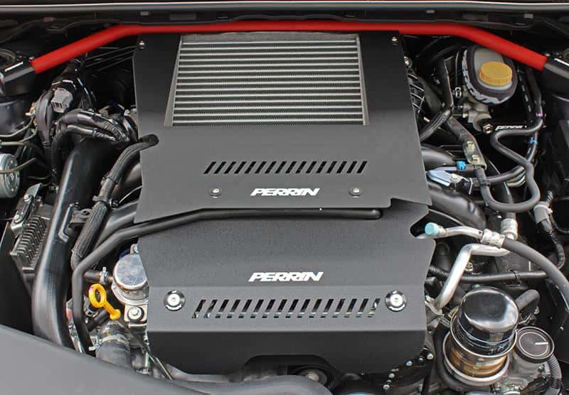 Perrin Performance — PERRIN 15-21 Subaru WRX Engine Cover Kit (Intercooler & Pulley Covers Incl.) - Black - view 7