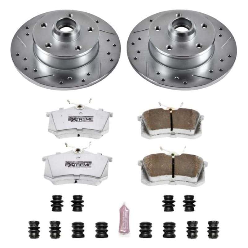 PowerStop — Power Stop 94-99 Volkswagen Golf Rear Z26 Street Warrior Brake Kit - view 1