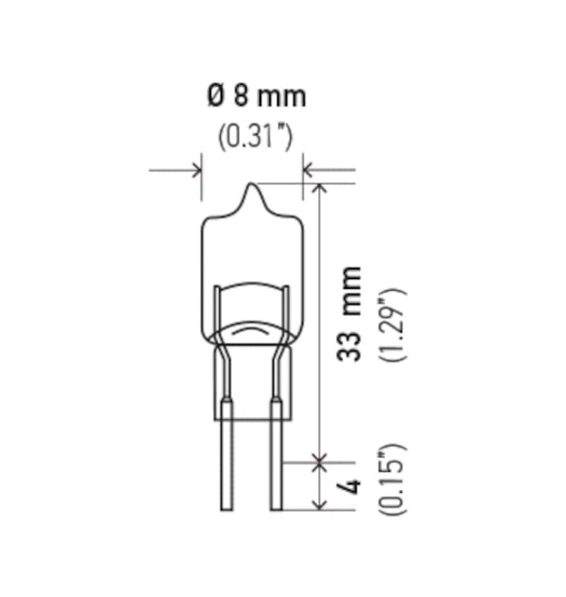 Hella — Hella Bulb 12V 5W G4 T3
JC5 Halogen Bulb - view 4
