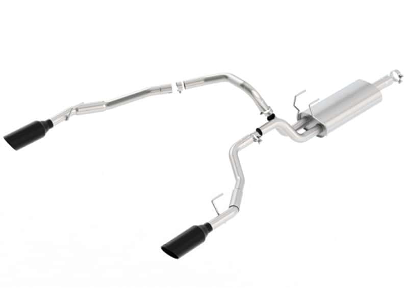 Borla — Borla 09-17 Ram 1500 5.7L V8 3in-2.5in Dual Out Pipe 5in Tip S-Type Exhaust Black Chrome
Cat-Back System - view 7