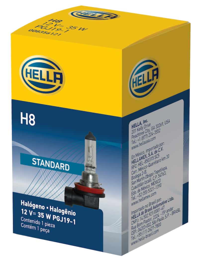 Hella — Hella Bulb H8 12V 35W PGJ19-1 T4
H8 Halogen Bulb - view 4