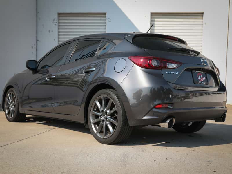 aFe — aFe Takeda 2-1/2in 304 SS Axle-Back Exhaust w/ Polished Tips 14-18 Mazda 3 L4 2.0L/2.5L
Axle-Back Exhaust - view 5
