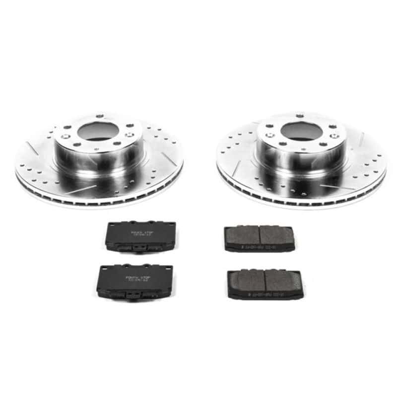 PowerStop — Power Stop 93-95 Mazda RX-7 Front Z23 Evolution Sport Brake Kit - view 1