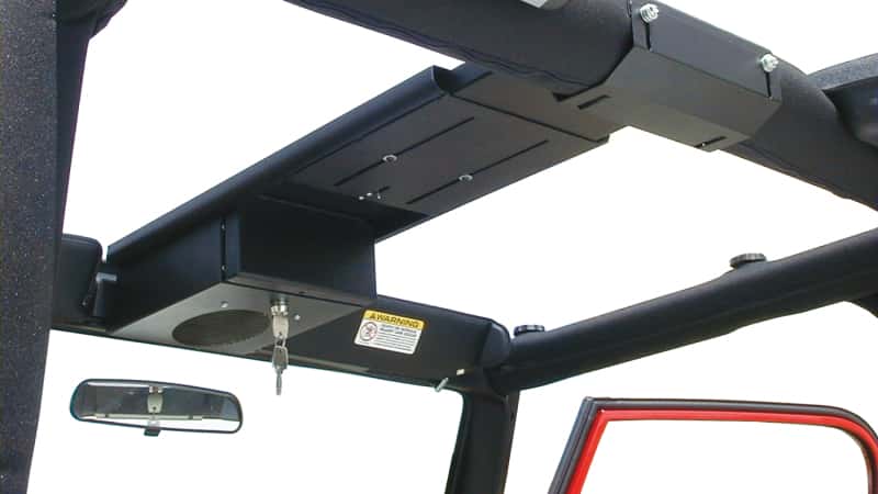 Tuffy Products — Tuffy Overhead Console- Single Compartment Black - view 1