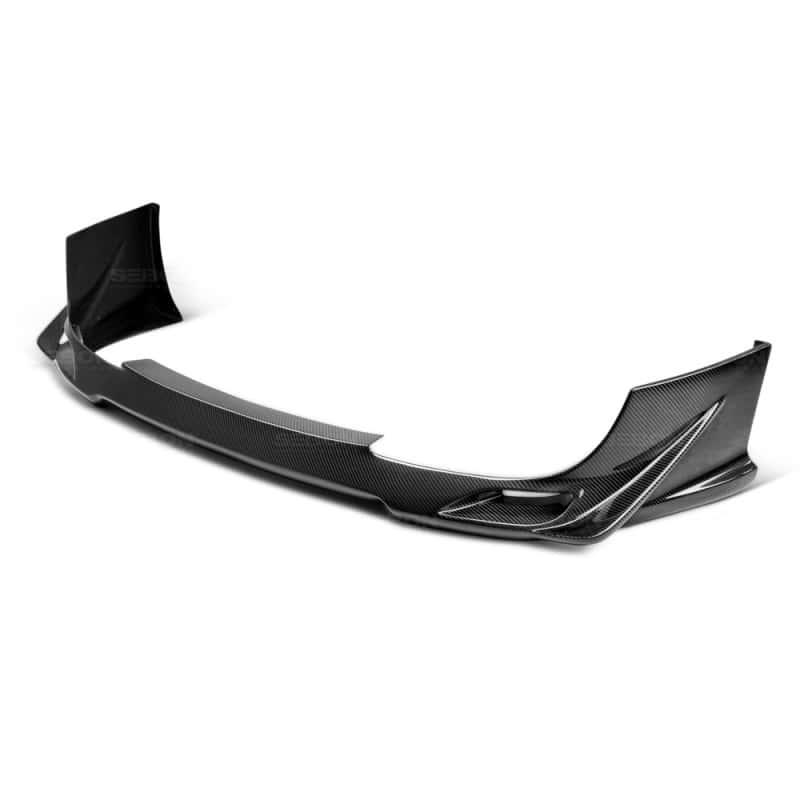 Seibon — Seibon 04-05 Subaru WRX/STi GD Carbon FIber Front Lip - view 1