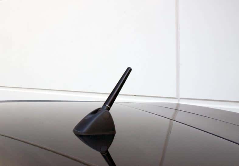 Perrin Performance — PERRIN 08-14 Subaru WRX/STI & 09-14 Forester Shorty Antenna w/OEM Pivoting Base - 3in. Mast - view 2