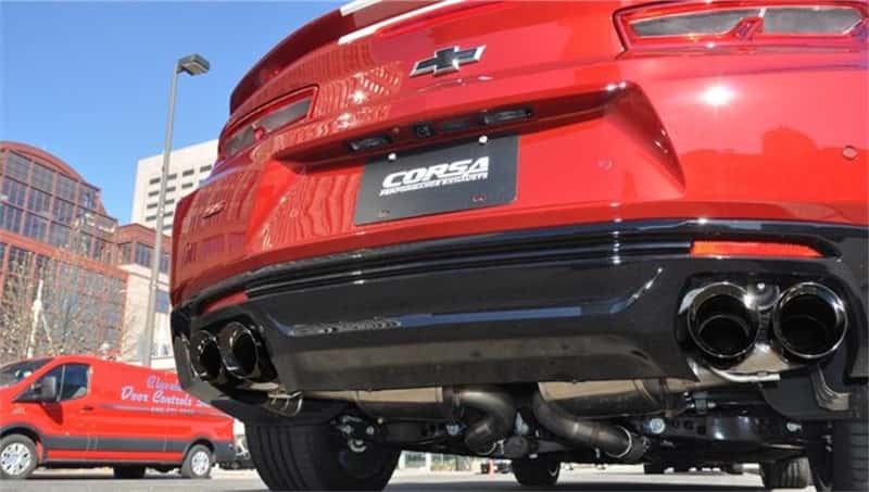 CORSA Performance — Corsa 2017-2024 Chevrolet Camaro SS 6.2L V8 2.75in Black Xtreme Axle-Back Exhaust
Exhaust - view 8
