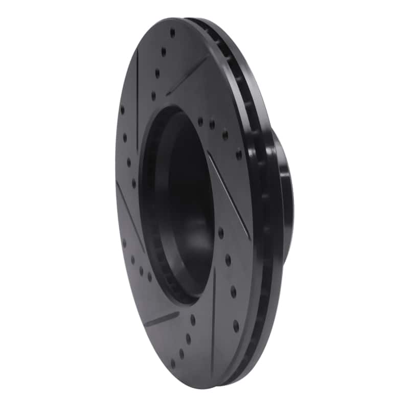 R1 Concepts — R1 79-85 Mercedes-Benz 380SEL Front Right Drilled & Slotted Black Brake Rotor
R1 Brake Rotor Drill - view 4