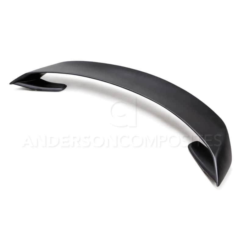 Anderson Composites — Anderson Composites 15-16 Ford Mustang GT 350 R Style Fiberglass Rear Spoiler - view 1