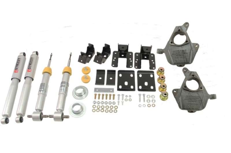 Belltech — Belltech LOWERING KIT 14 Chev/GM Silverado/Sierra All Cabs 2WD 3in to 4in Front/7in Rear with Shocks
LOWERING KIT - view 1