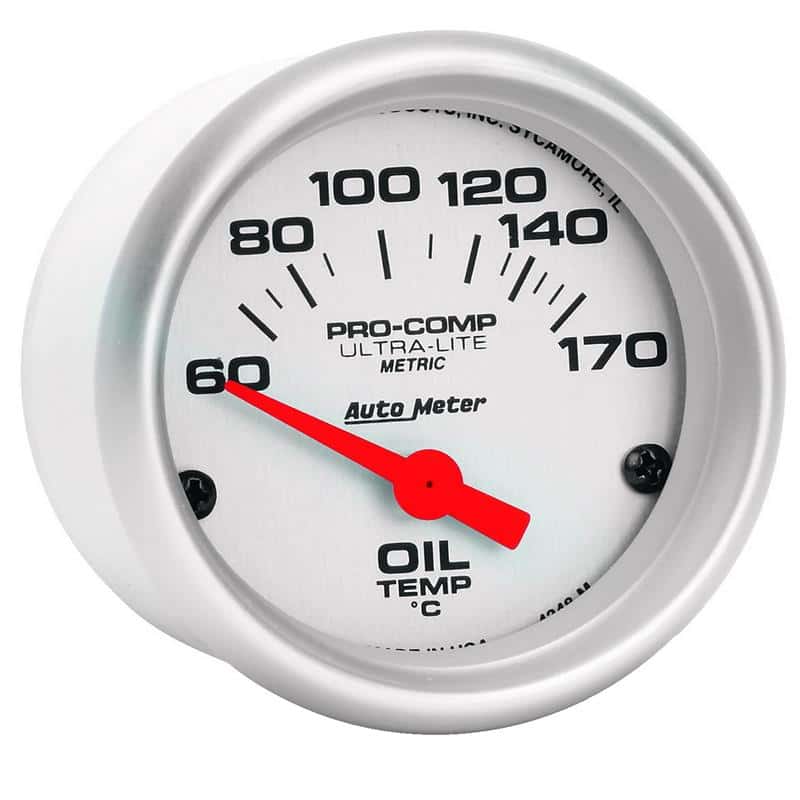 AutoMeter — Autometer Ultra-Lite 52mm 60-170 Deg C Electronic Oil Temperature Gauge
2" OIL TEMP, 60-170 - view 4