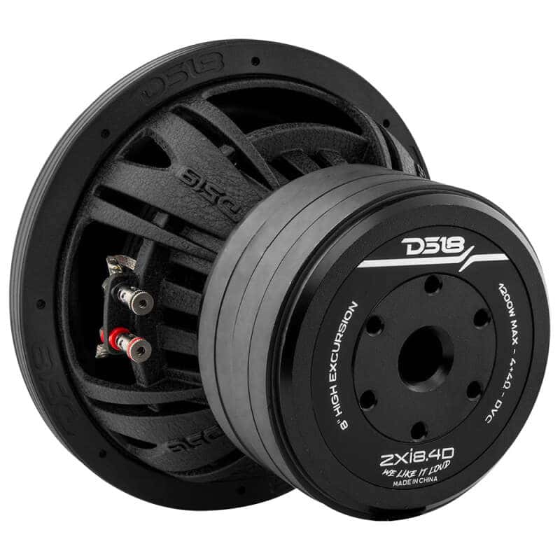 DS18 — DS18 8in 600 Watts RMS 4 ohm DVC High Excursion Subwoofer - view 2