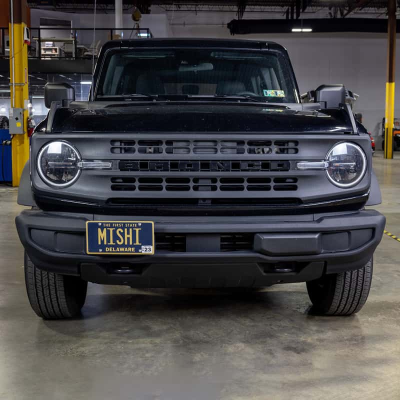 Mishimoto — Mishimoto 2021+ Ford Bronco Plastic Bumper License Plate Relocation
Plate Relocation Kit - view 7