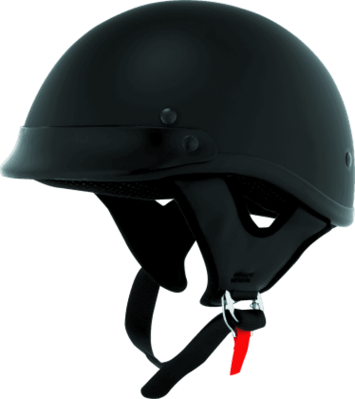 Bikers Choice — Skid Lids Traditional Helmet Flat Black - XL - view 2