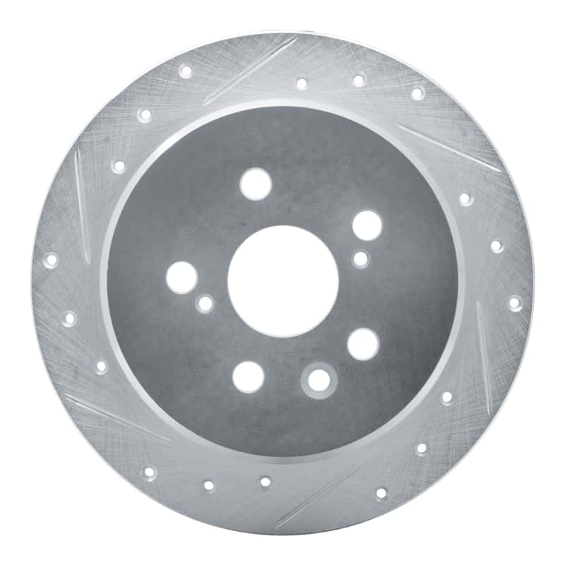 R1 Concepts — R1 86-93 Lexus ES250 Rear Left Drilled & Slotted Silver Brake Rotor
R1 Brake Rotor Drill - view 1