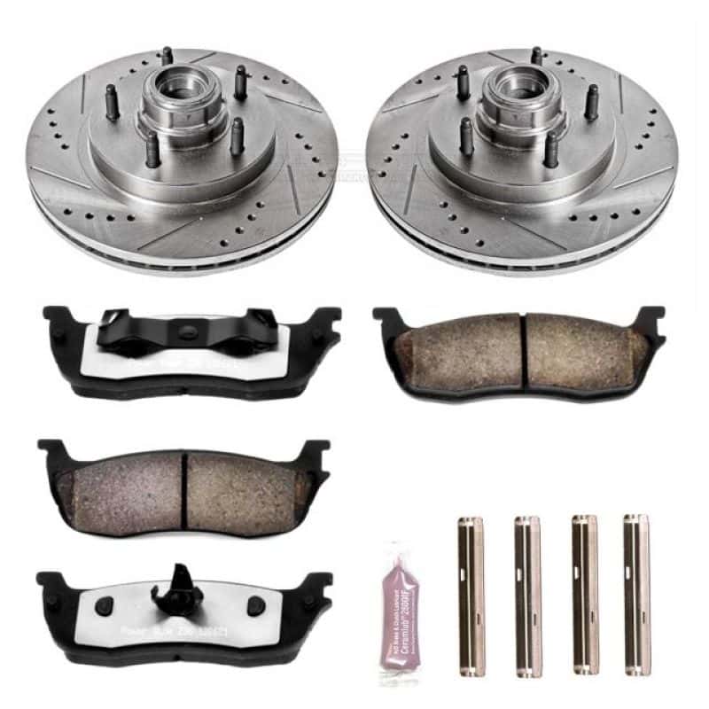 PowerStop — Power Stop 97-00 Ford F-150 Front Z36 Truck & Tow Brake Kit - view 1