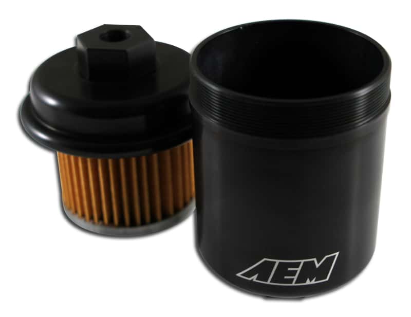 AEM — AEM 94-01 Acura Integra / 94-97 Honda Accord / 96-00 Civic / 97-01 Prelude Black Fuel Filter Kit
Hi Vol Fuel Filter
Fuel Rail - view 3