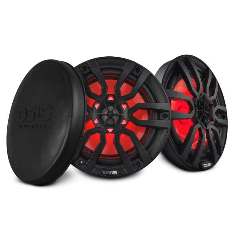 DS18 — DS18 NXL Series Coaxial Marine Speakers w/ RGB Lights 8in 2-Way 125 Watts RMS 4 ohm Black - view 6