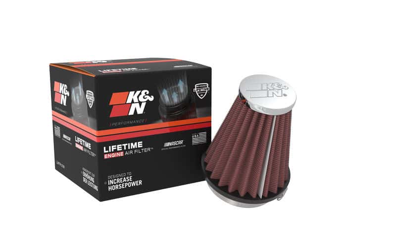 K&N Engineering — K&N Universal Chrome Filter 2.25 Inch Flange / 3.5 Inch Base / 2 Inch Top / 4 Inch Height
Universal Clamp-On A
Clamp-on Air Filter - view 9