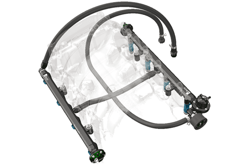 Radium Engineering — Radium Engineering Toyota 2UZ-FE (Non VVTI) Fuel Rail Plumbing Kit
PLUMB KIT - view 2