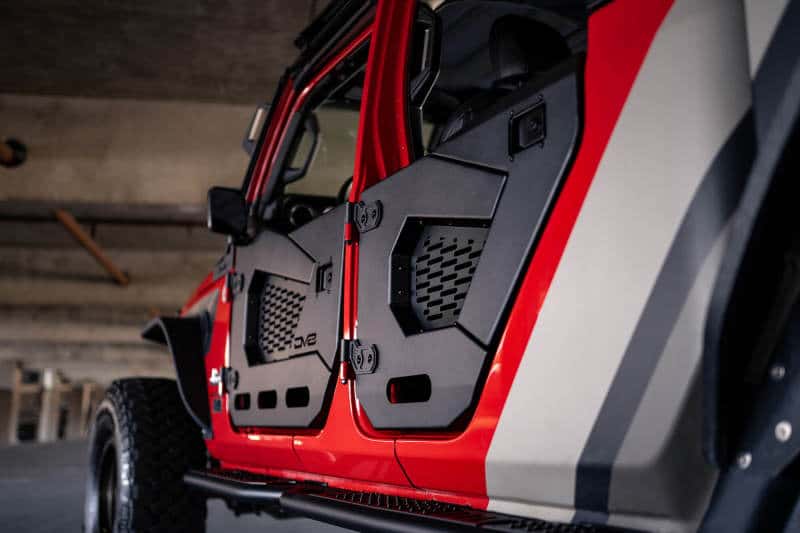 DV8 Offroad — DV8 Offroad 18-22 Jeep Wrangler JL/JT Spec Series Half Doors - Rear Set - view 2