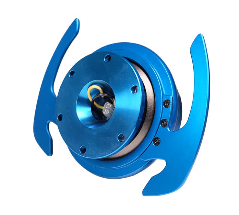 NRG — NRG Quick Release Kit Gen 4.0 - Blue Body / Blue Ring w/ Handles - view 4