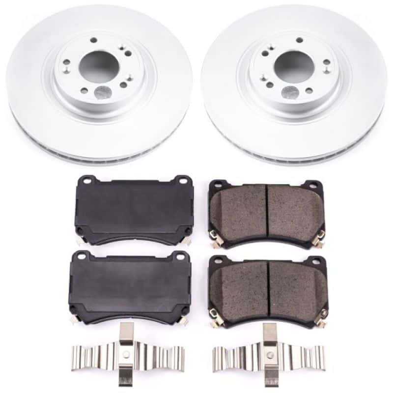 PowerStop — Power Stop 09-14 Hyundai Genesis Front Z17 Evolution Geomet Coated Brake Kit - view 1