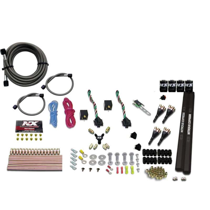 Nitrous Express — Nitrous Express 4 Cyl SX2 Nozzle Nitrous Kit (100-300HP x 2) w/o Bottle
Injection System Kit
N2OSys - view 3