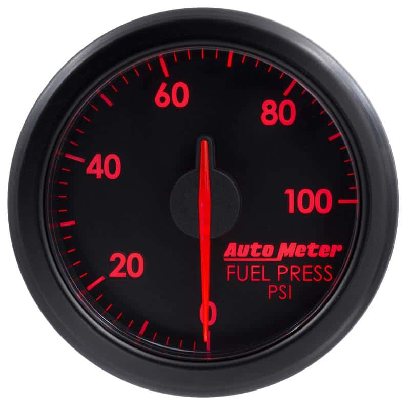 AutoMeter — Autometer Airdrive 2-1/6in Fuel Pressure Gauge 0-100 PSI - Black
GA 2" FUELP ARDRV BK - view 3