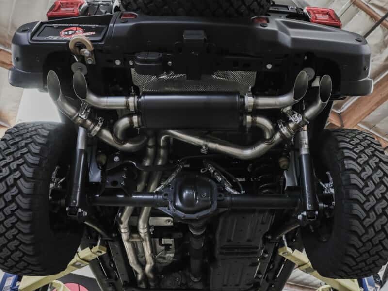 aFe — aFe 21-22 Jeep Wrangler JL Vulcan Series Stainless Steel Cat-Back Exhaust System
Cat-Back Exhaust - view 5