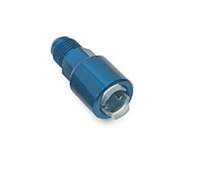 Russell — Russell Performance -6 AN male to 3/8in SAE quick-disconnect female (Blue Single)
Adapter Fitting - view 1