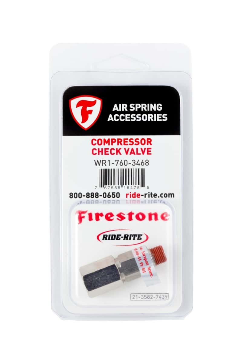 Firestone — Firestone Air-Rite Air Command Compressor Check Valve 1/8NPT - 1 Pack (WR17603468)
CheckVlv - view 3