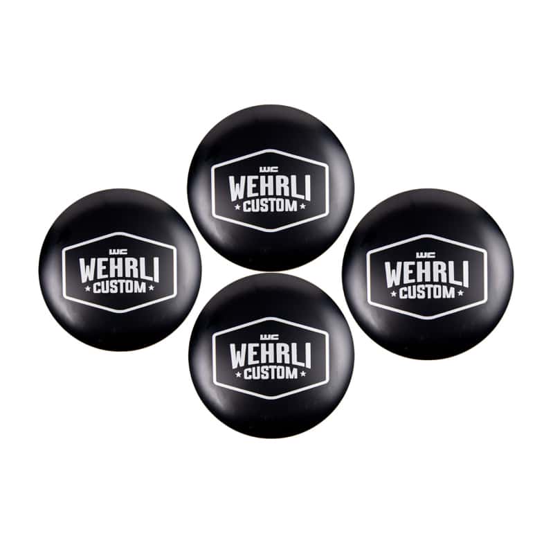 Wehrli — Wehrli 19+ Honda Talon Billet Hub Cap Kit for OEM Wheels - Black Anodized - view 1