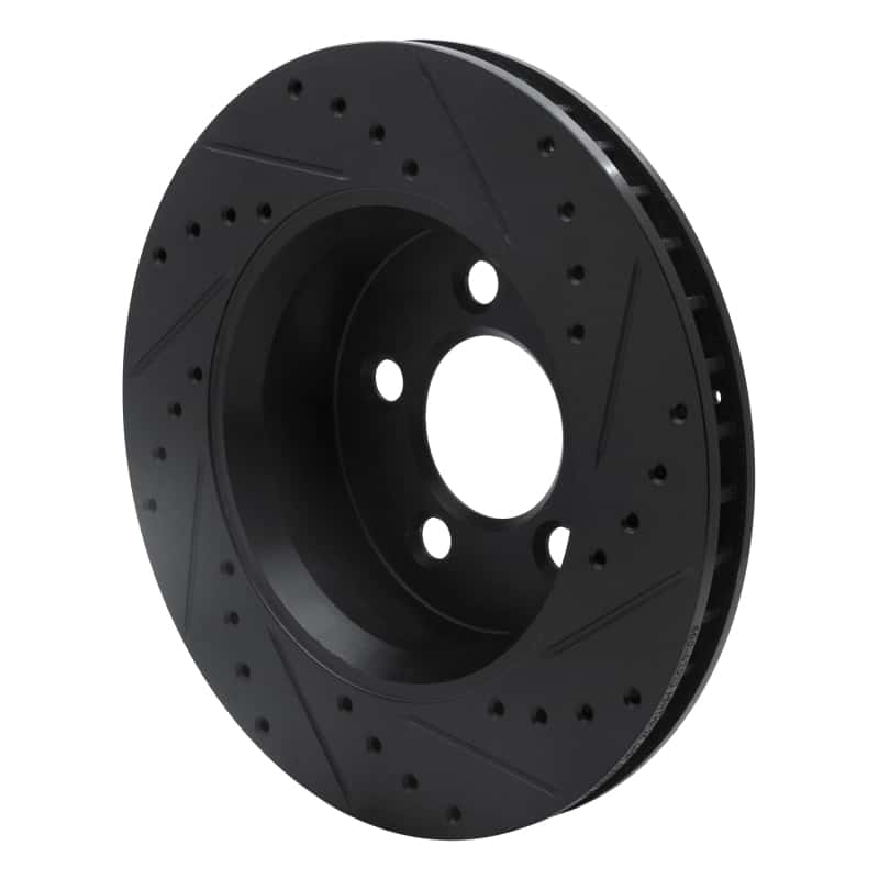 R1 Concepts — R1 07-12 Dodge Nitro Front Left Drilled & Slotted Black Brake Rotor
R1 Brake Rotor Drill - view 4
