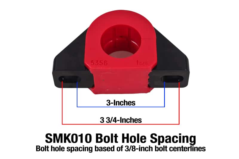 BMR Suspension — BMR Universal 1.375in Billet Aluminum Sway Bar Mount Mount (Polyurethane) - Black
Sway Bar Mounts - view 2